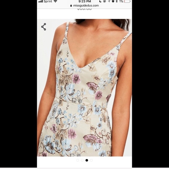 Jacquard Party Dress - Picture 3 of 3